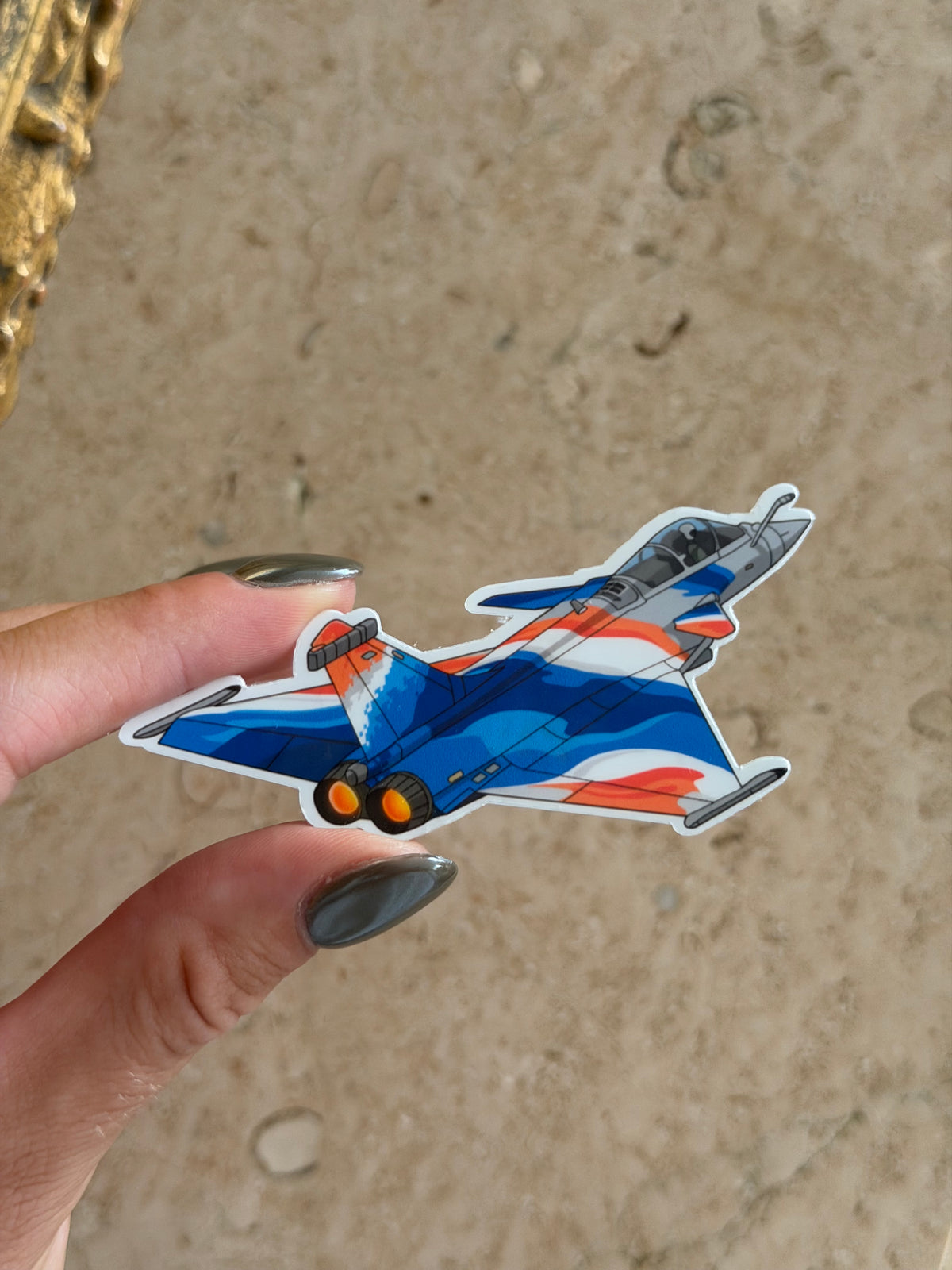 Rafale Fighter Jet Airplane Sticker