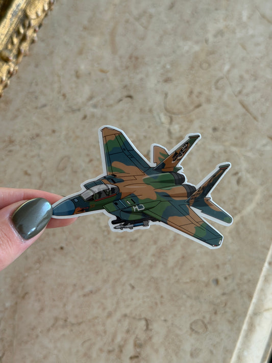F15 Eagle Karma 52 Airplane Sticker