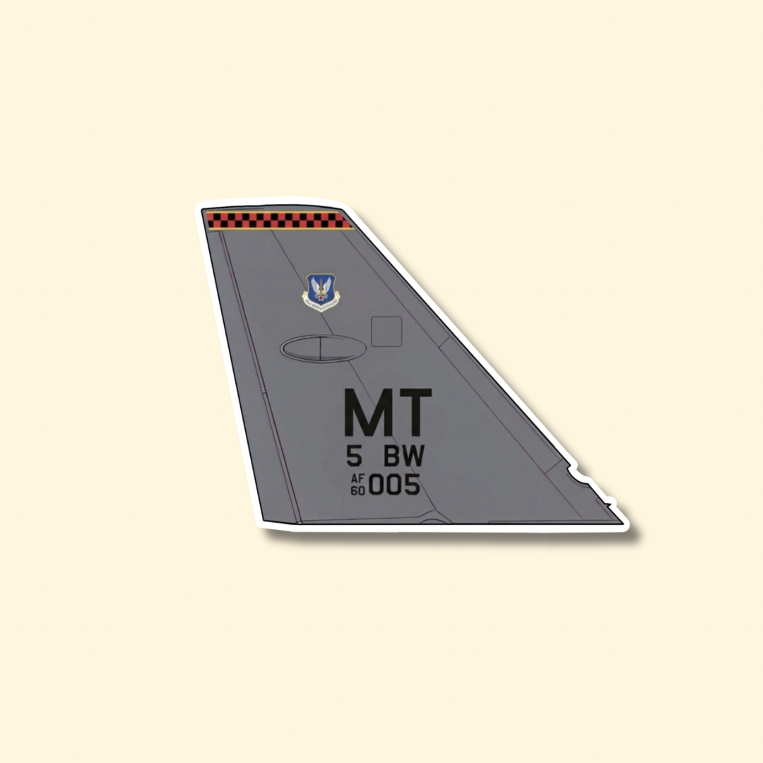 B52 Stratofortress Tail Sticker