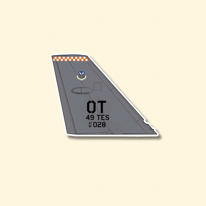 B52 Stratofortress Tail Sticker