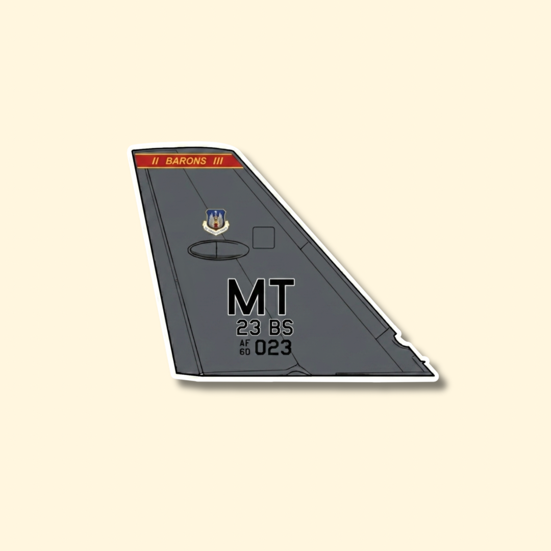 B52 Stratofortress Tail Sticker