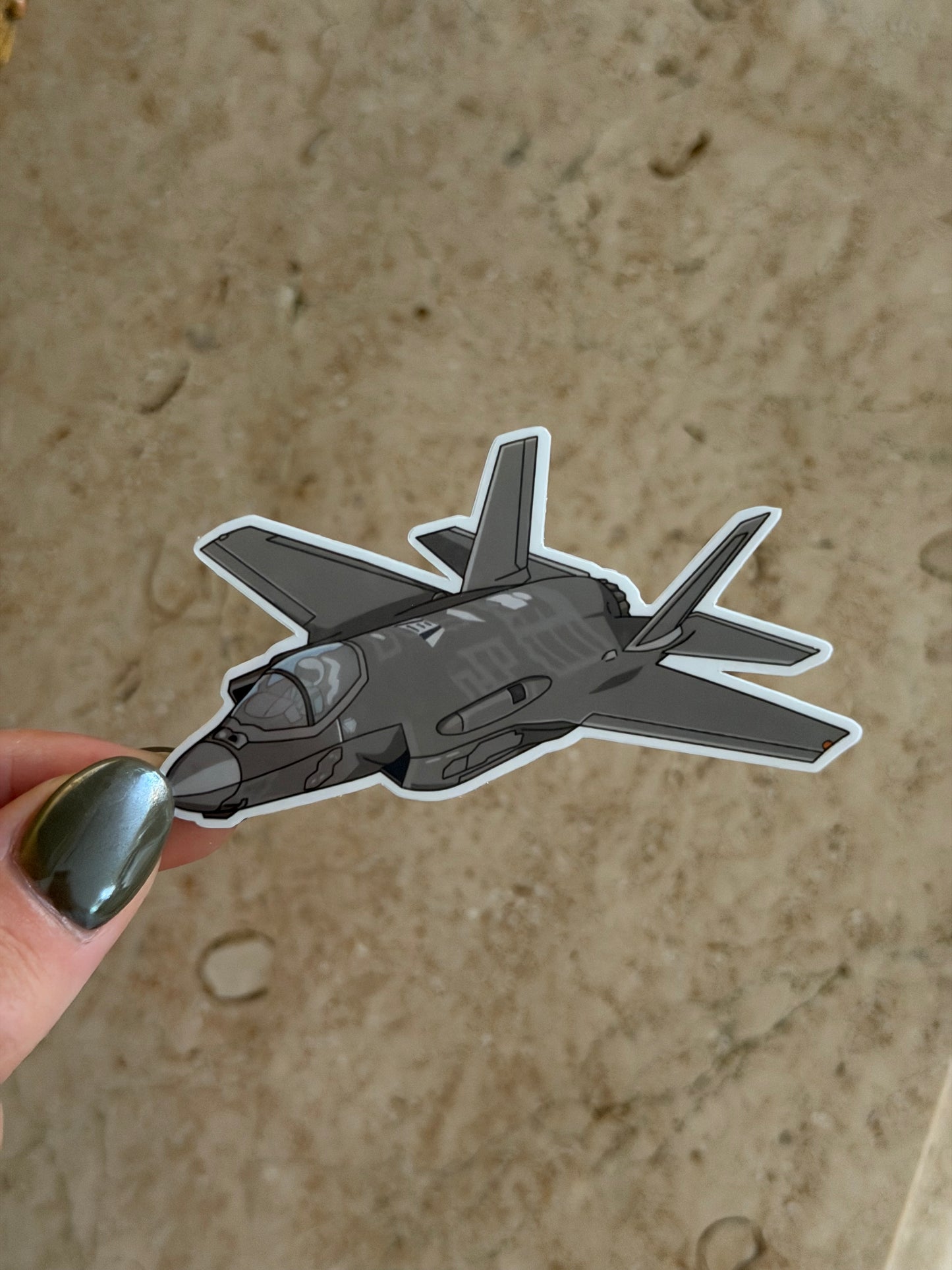 F35A Lightning II Fighter Jet Sticker
