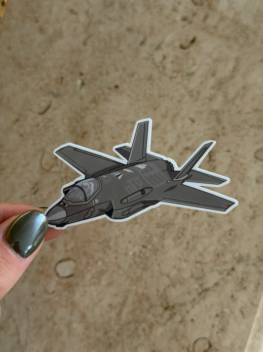 F35A Lightning II Fighter Jet Sticker