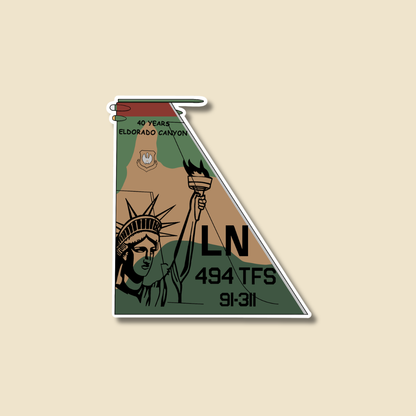 F15 Eagle Karma 52 Tail Sticker