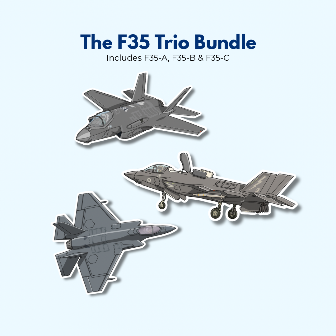 The F-35 Trio Bundle - Sticker Pack