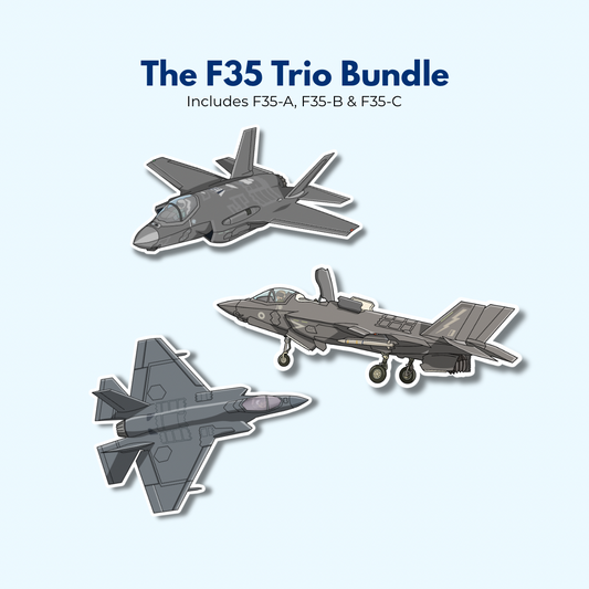 The F-35 Trio Bundle - Sticker Pack
