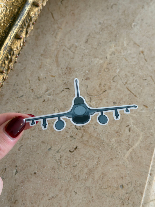 F16 Fighter Jet Military Sticker