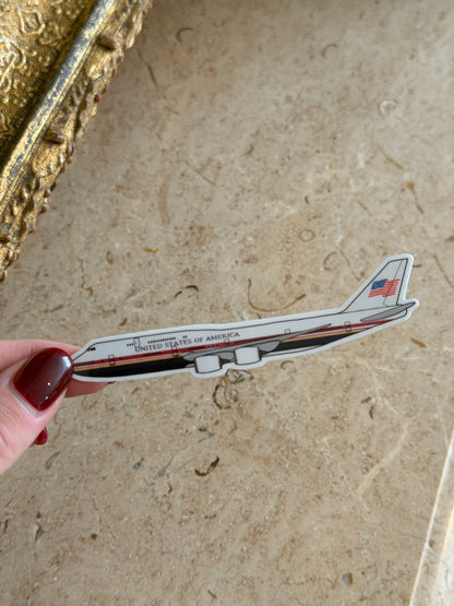 Air Force One Airplane Sticker