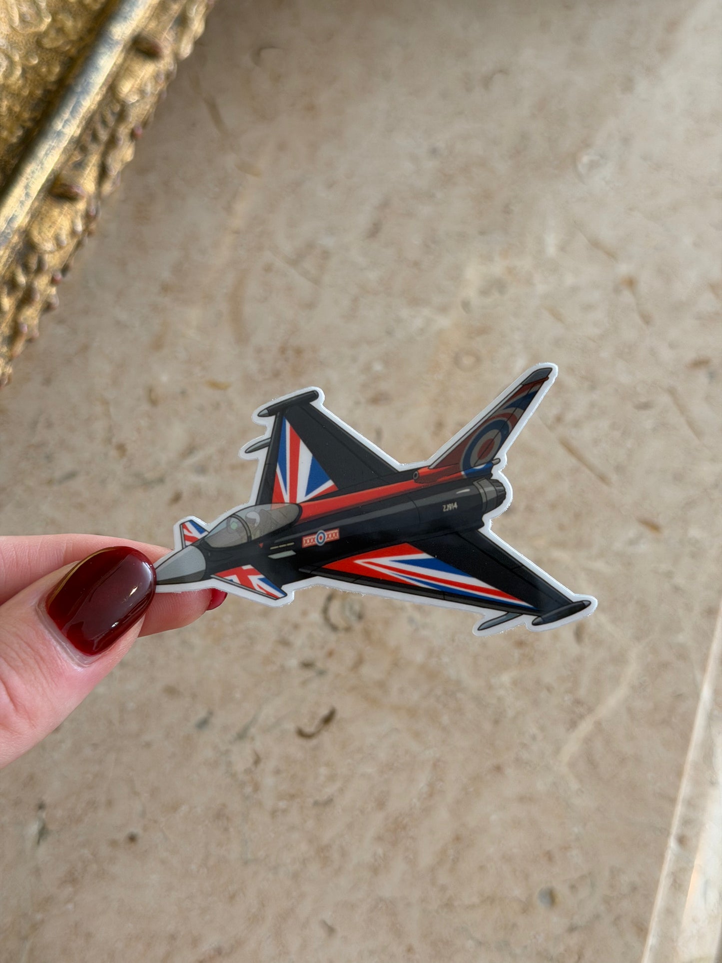 Eurofighter Typhoon BlackJack Livery Aircraft Sticker