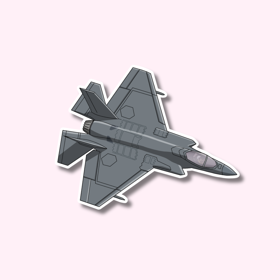 F35C Lightning II Fighter Jet Sticker