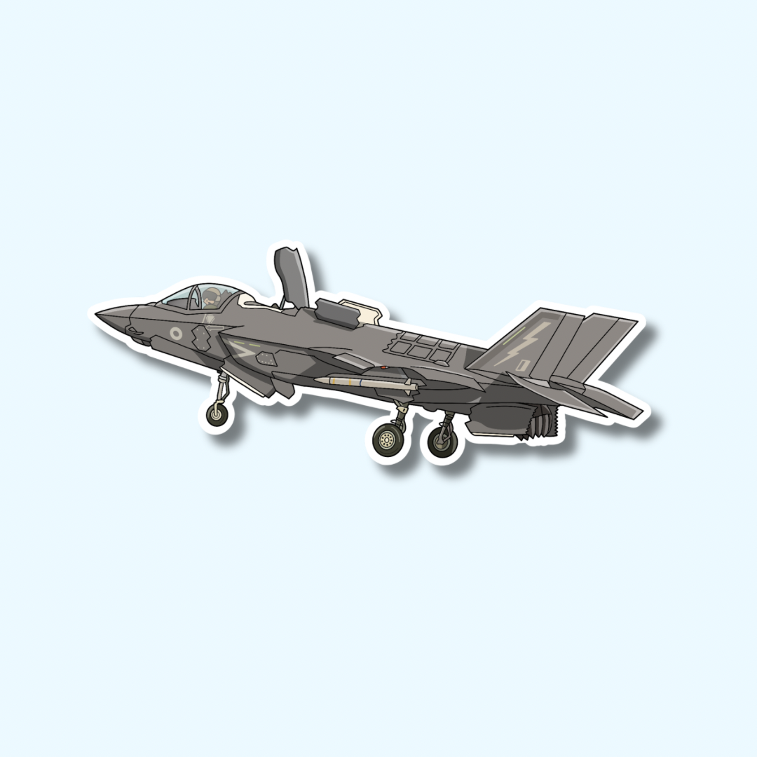F35B Lightning II Fighter Jet Sticker