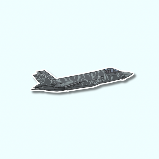 F35B Tiger Livery Fighter Jet Sticker
