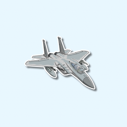 F15 Eagle Fighter Jet Sticker