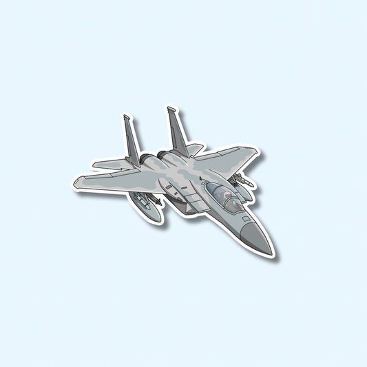 F15 Eagle Fighter Jet Sticker