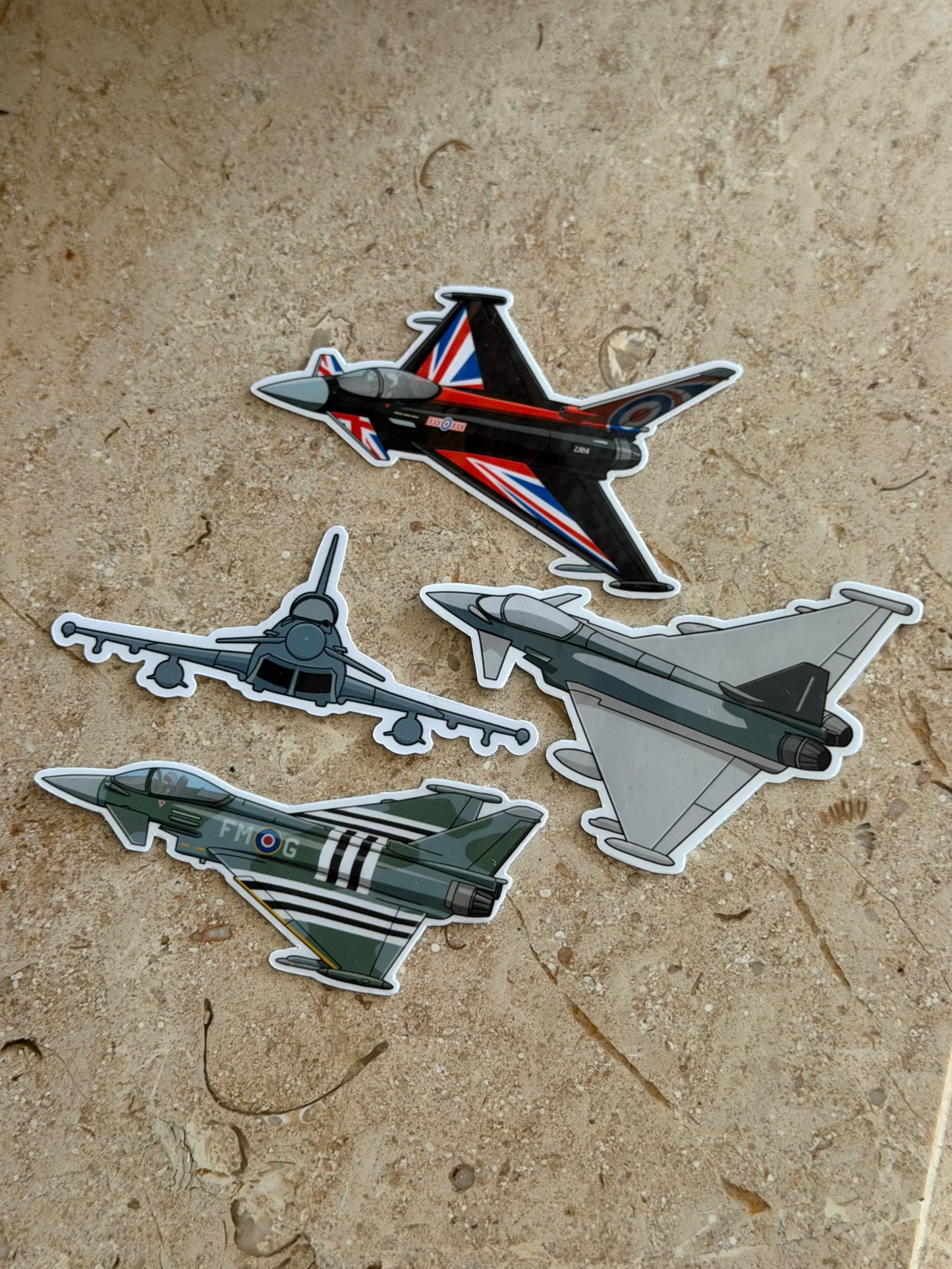 Eurofighter Typhoon BlackJack Livery Aircraft Sticker