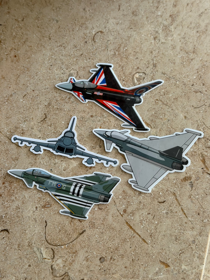 Eurofighter Typhoon BlackJack Livery Aircraft Sticker