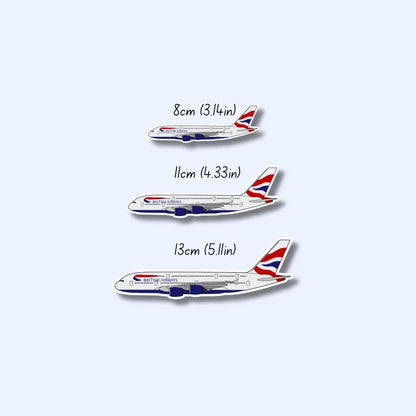 A380 Airbus Airplane Sticker
