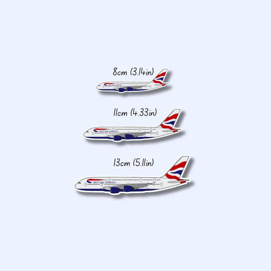 A380 Airbus Airplane Sticker