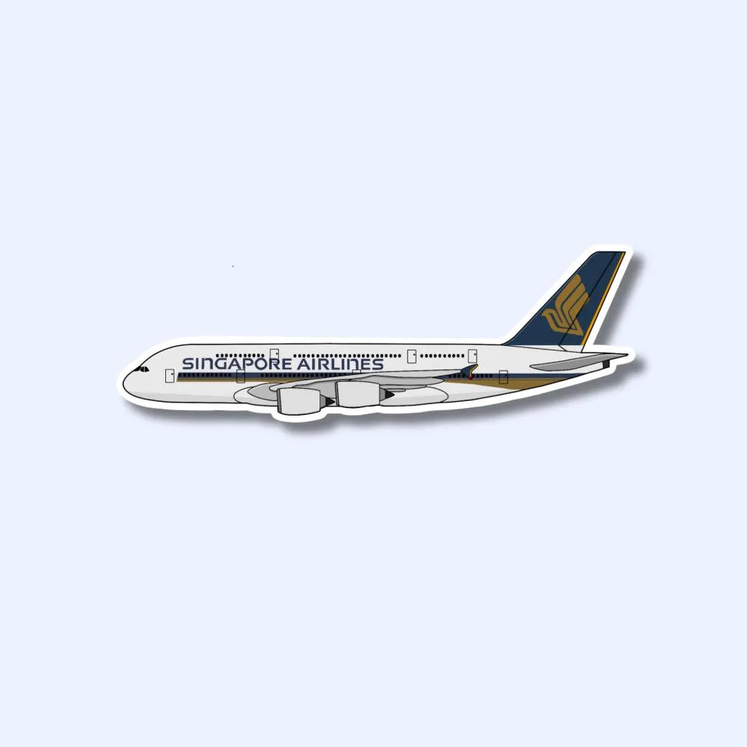 A380 Airbus Airplane Sticker