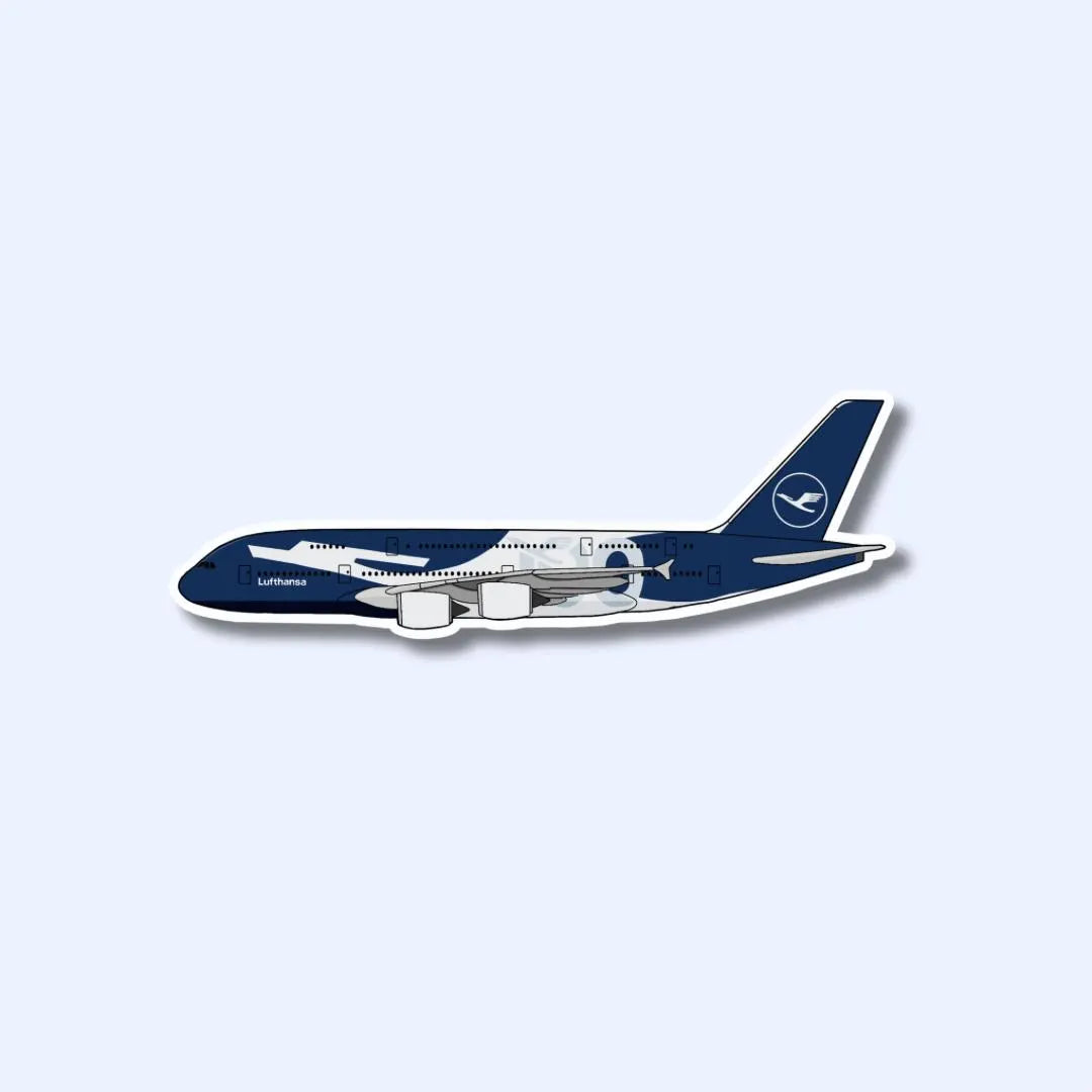 A380 Airbus Airplane Sticker