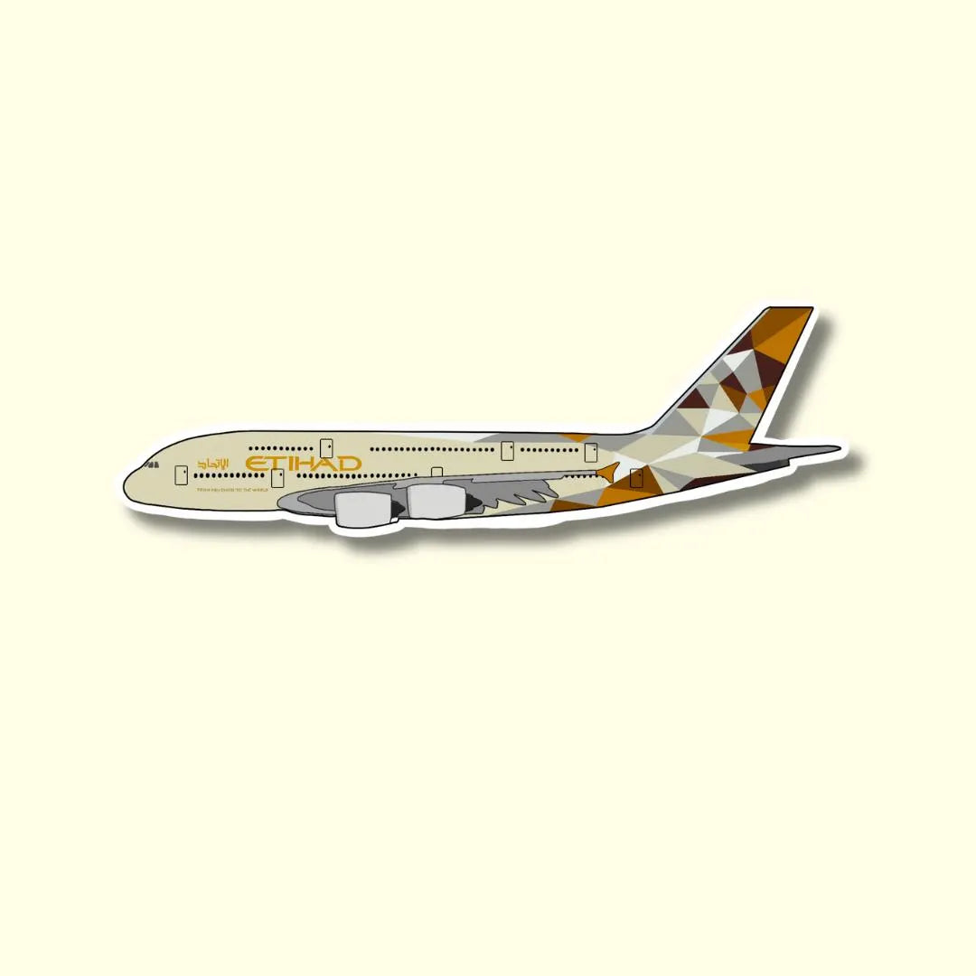 A380 Airbus Airplane Sticker