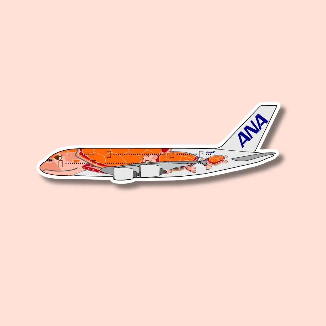 A380 Airbus Airplane Sticker