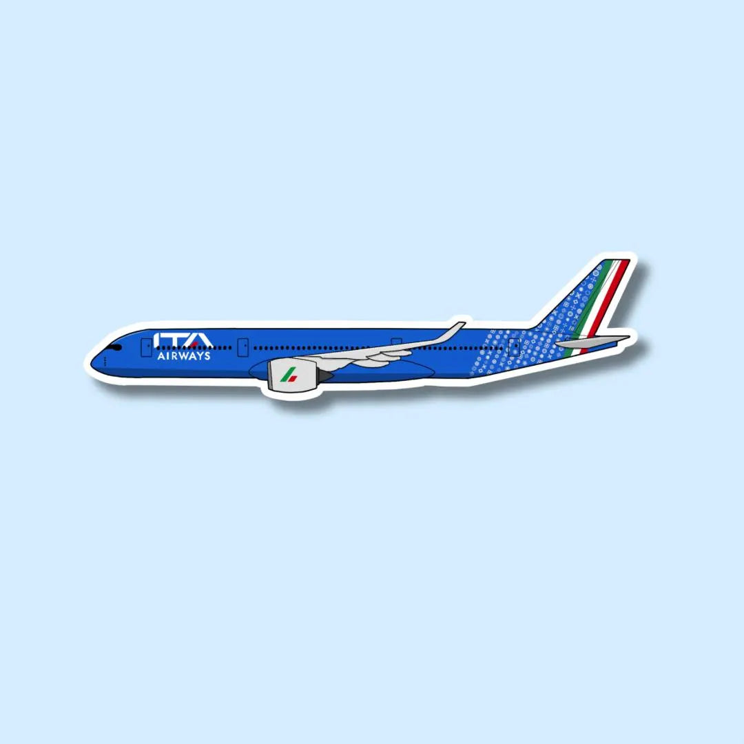 A350 Airbus Airplane Sticker