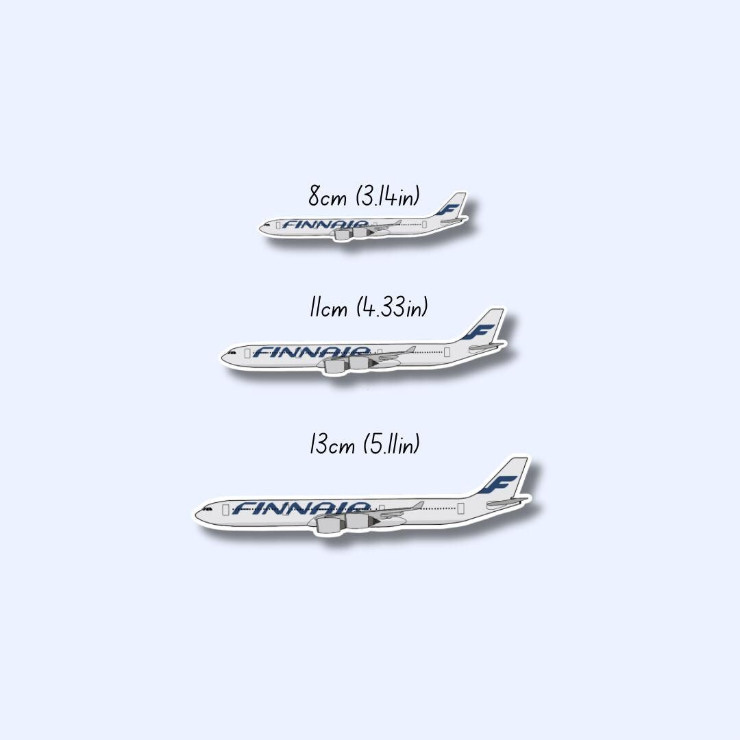 A340 Airbus Airplane Sticker