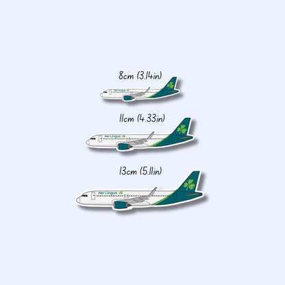 A320 Airbus Airplane Sticker