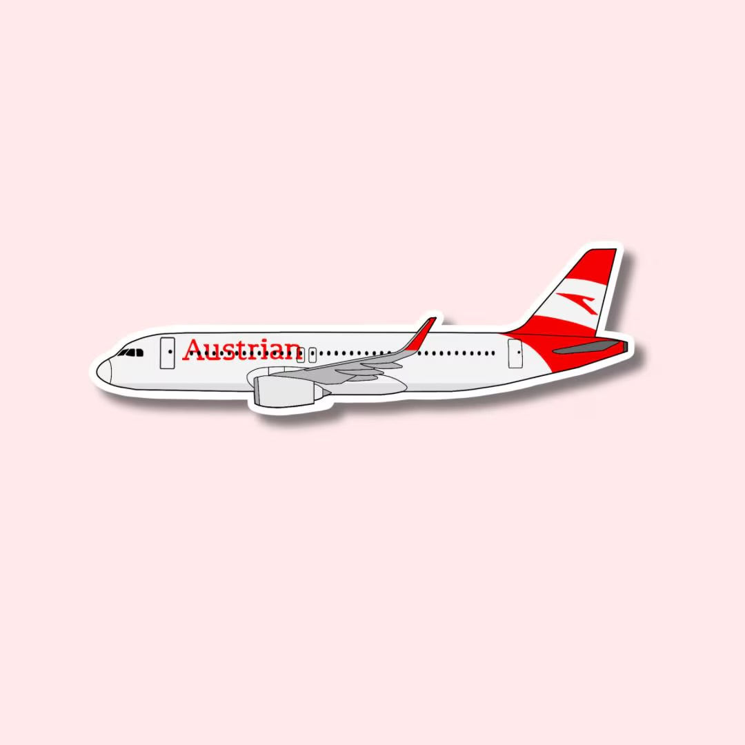 A320 Airbus Airplane Sticker