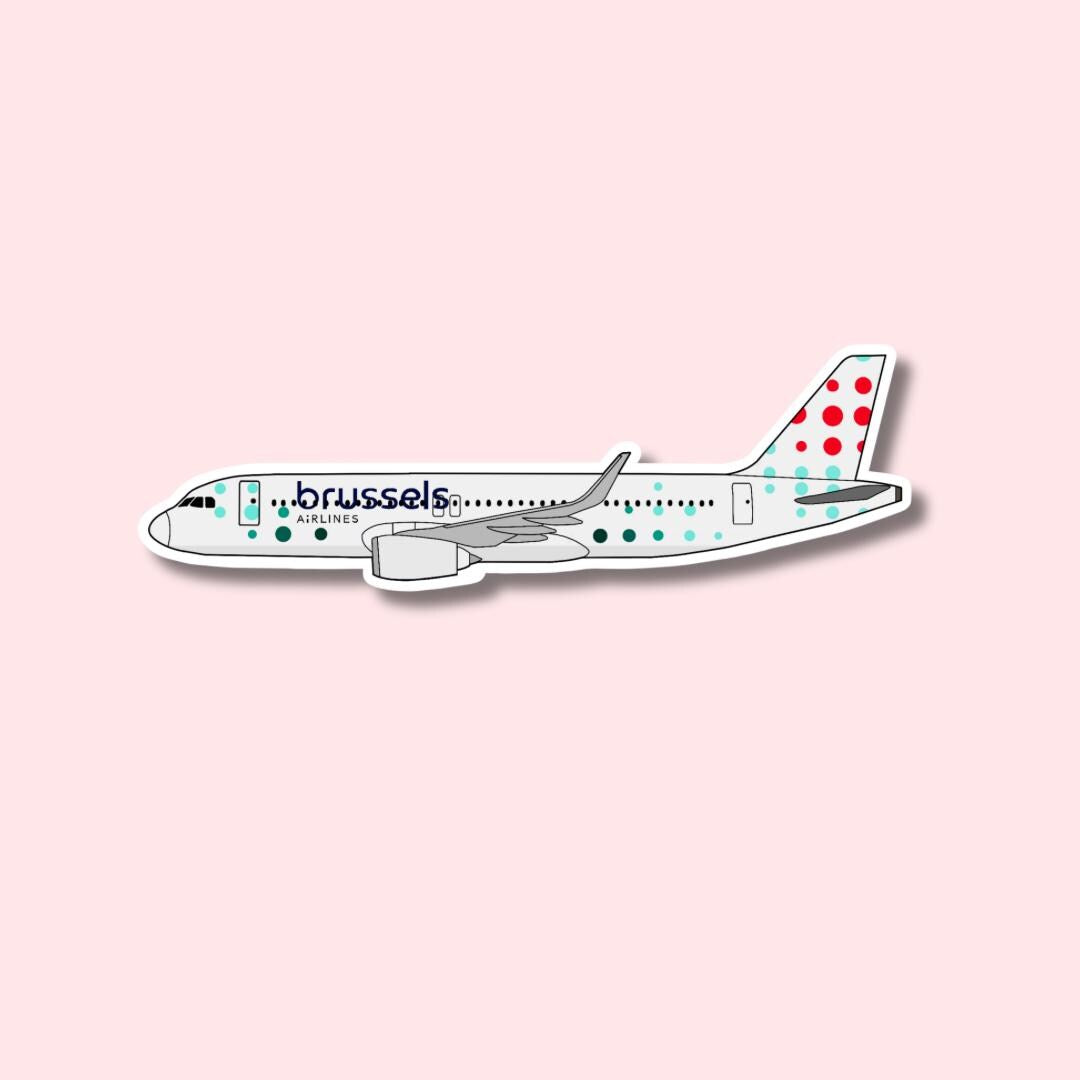 A320 Airbus Airplane Sticker