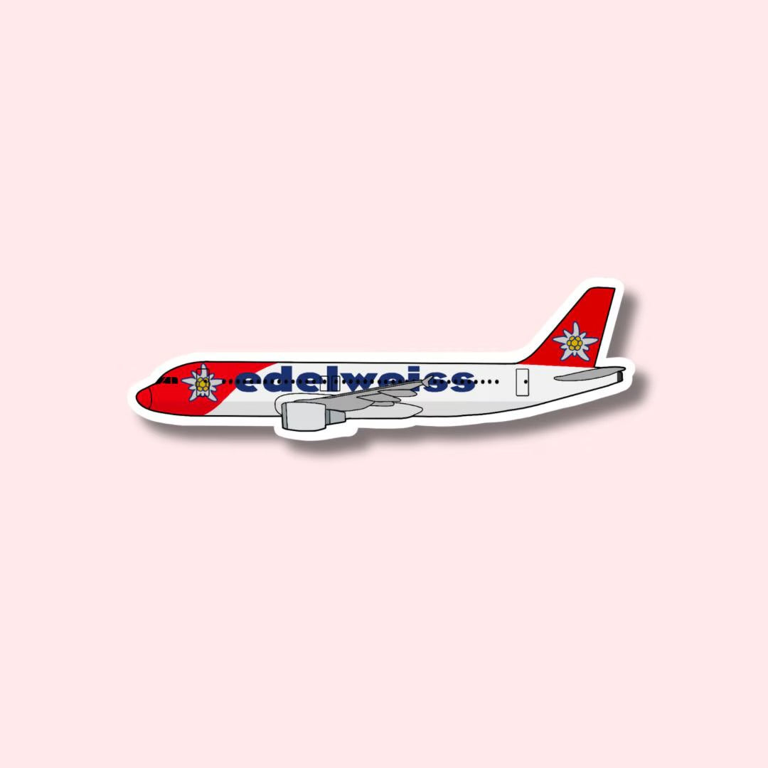 A320 Airbus Airplane Sticker