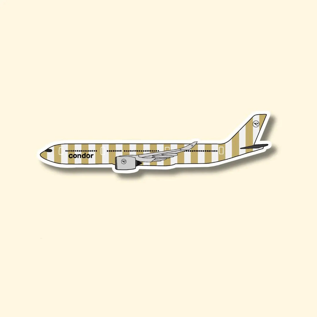 A330 Airbus Airplane Sticker
