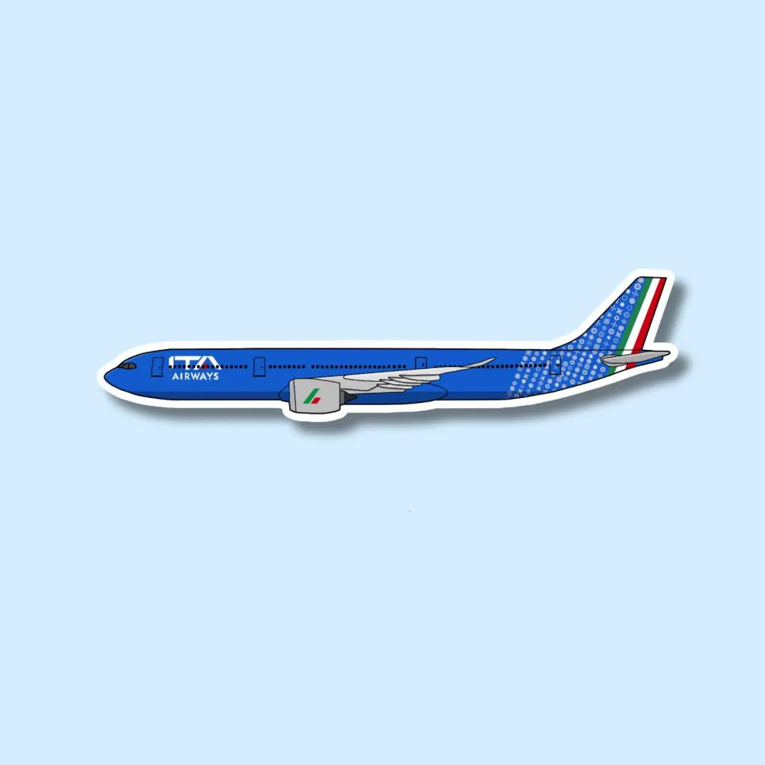A330 Airbus Airplane Sticker