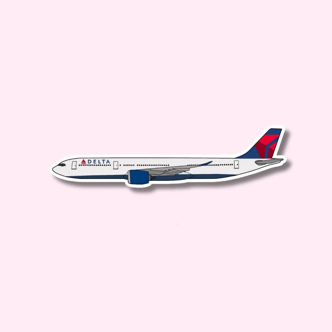 A330 Airbus Airplane Sticker