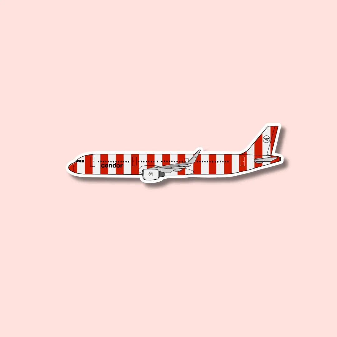 A321 Airbus Airplane Sticker