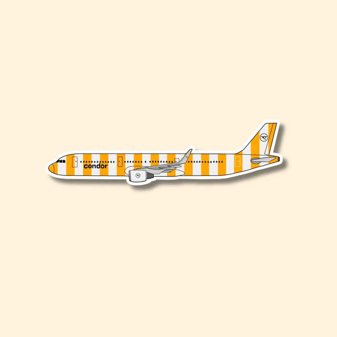 A321 Airbus Airplane Sticker