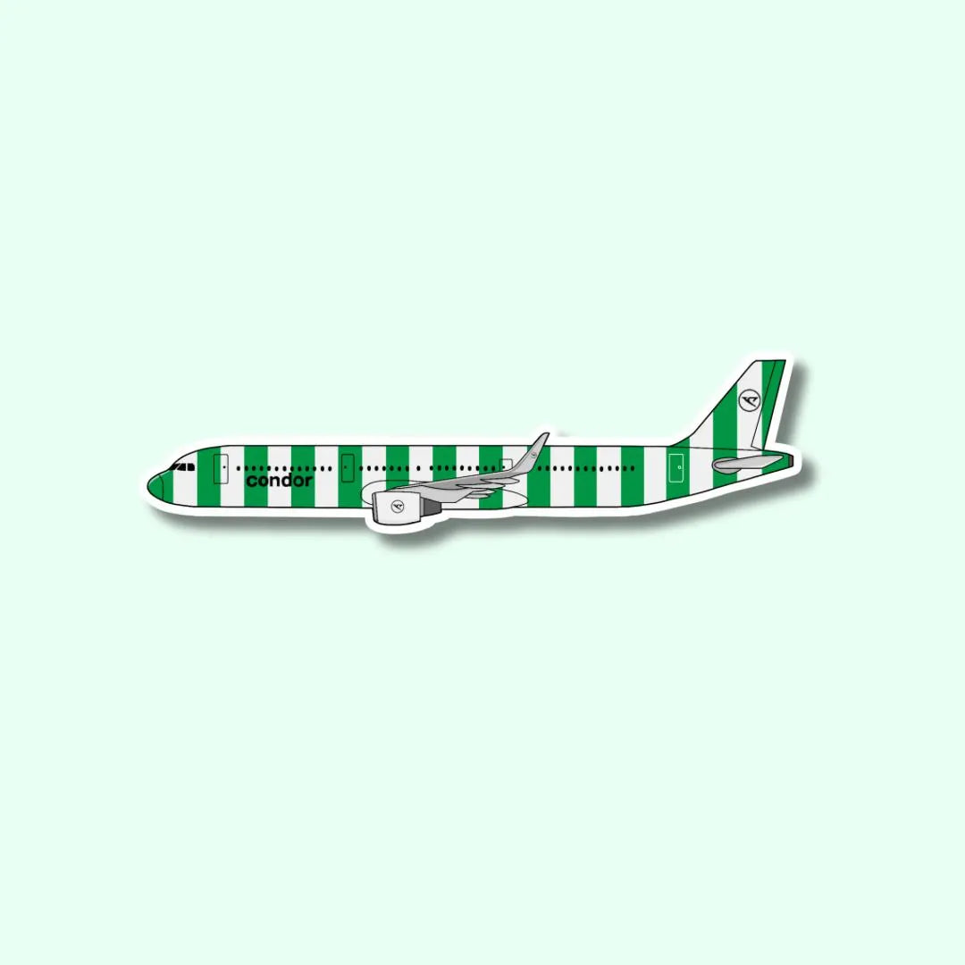 A321 Airbus Airplane Sticker