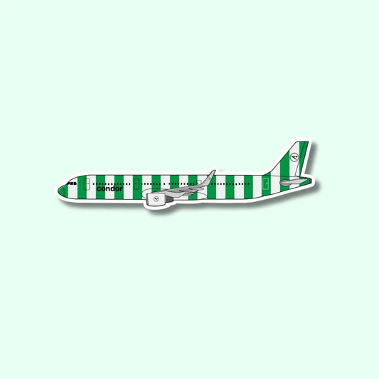 A321 Airbus Airplane Sticker