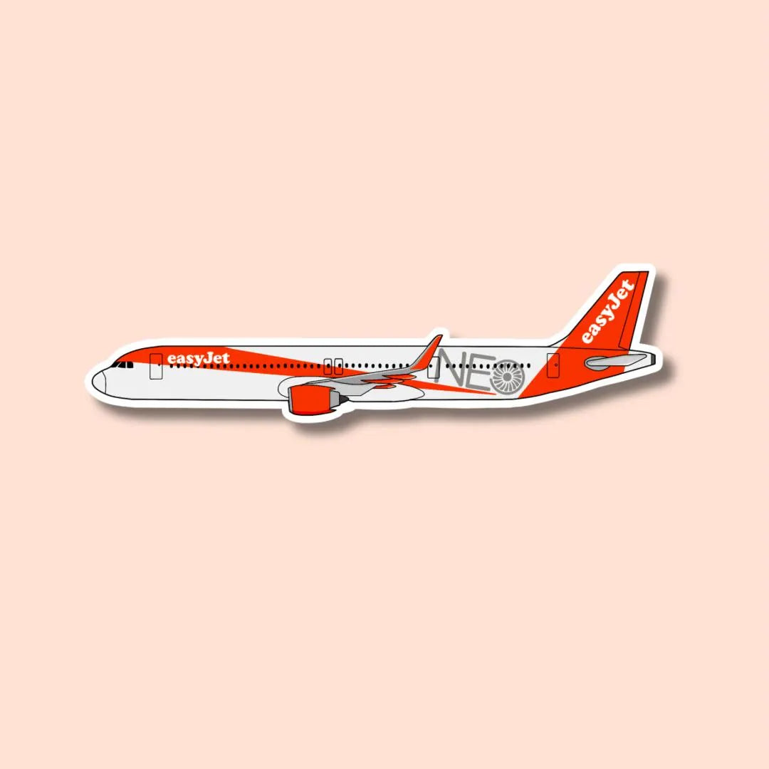 A321 Airbus Airplane Sticker