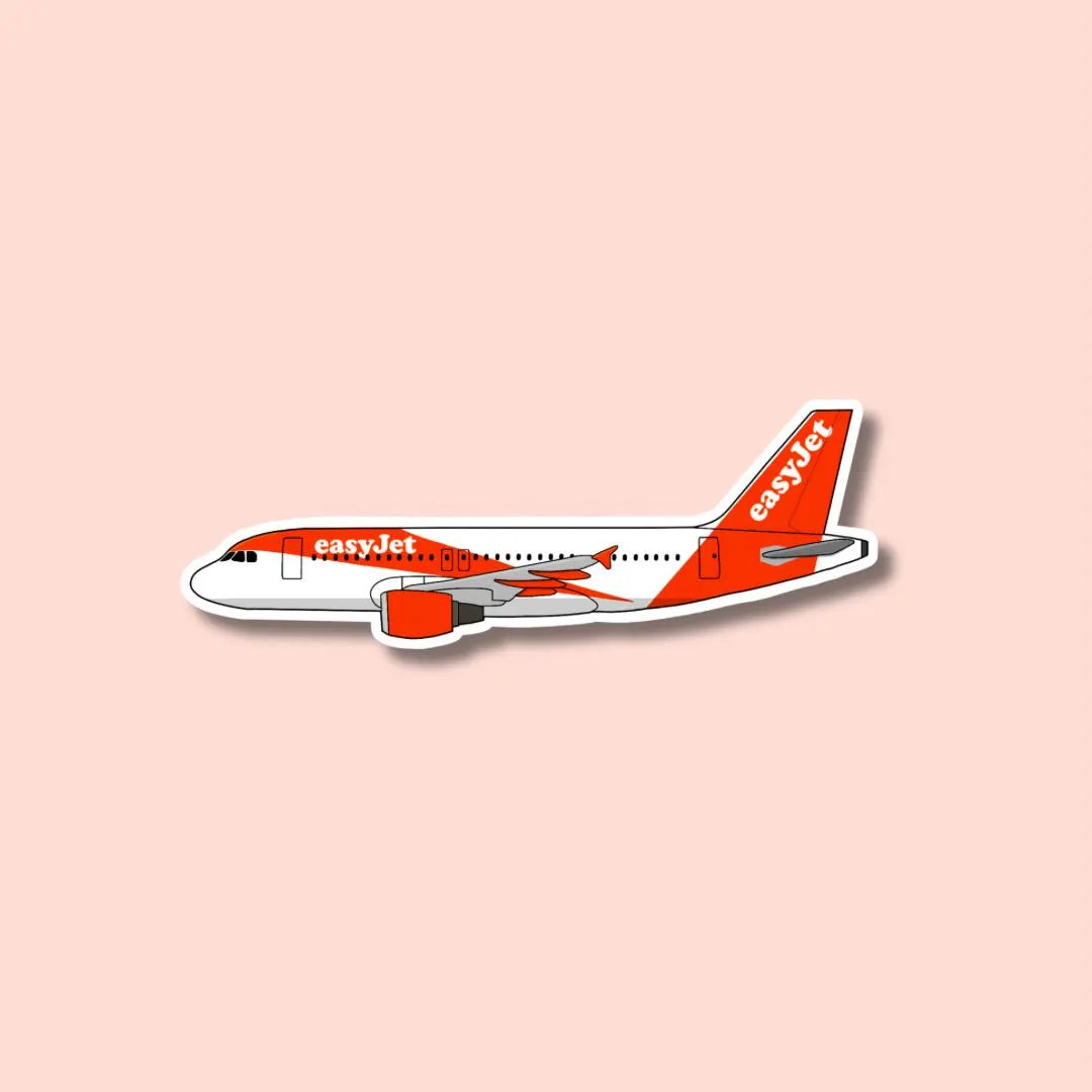 A319 Airbus Airplane Sticker
