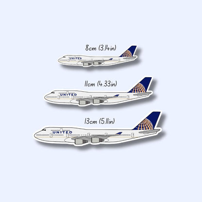 747 Boeing Airplane Sticker