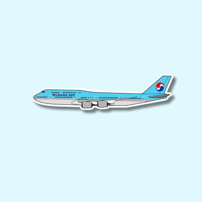 747 Boeing Airplane Sticker