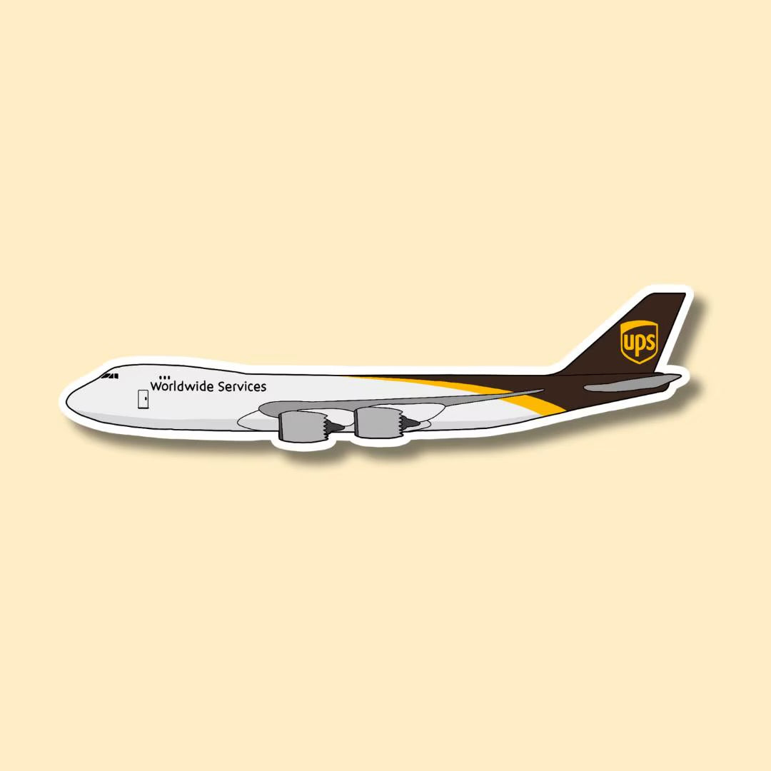 747 Boeing Airplane Sticker