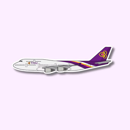 747 Boeing Airplane Sticker
