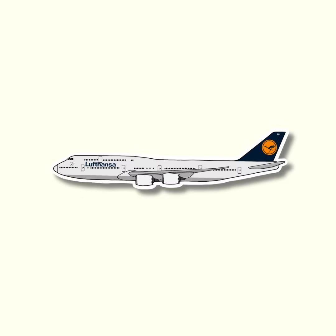 747 Boeing Airplane Sticker