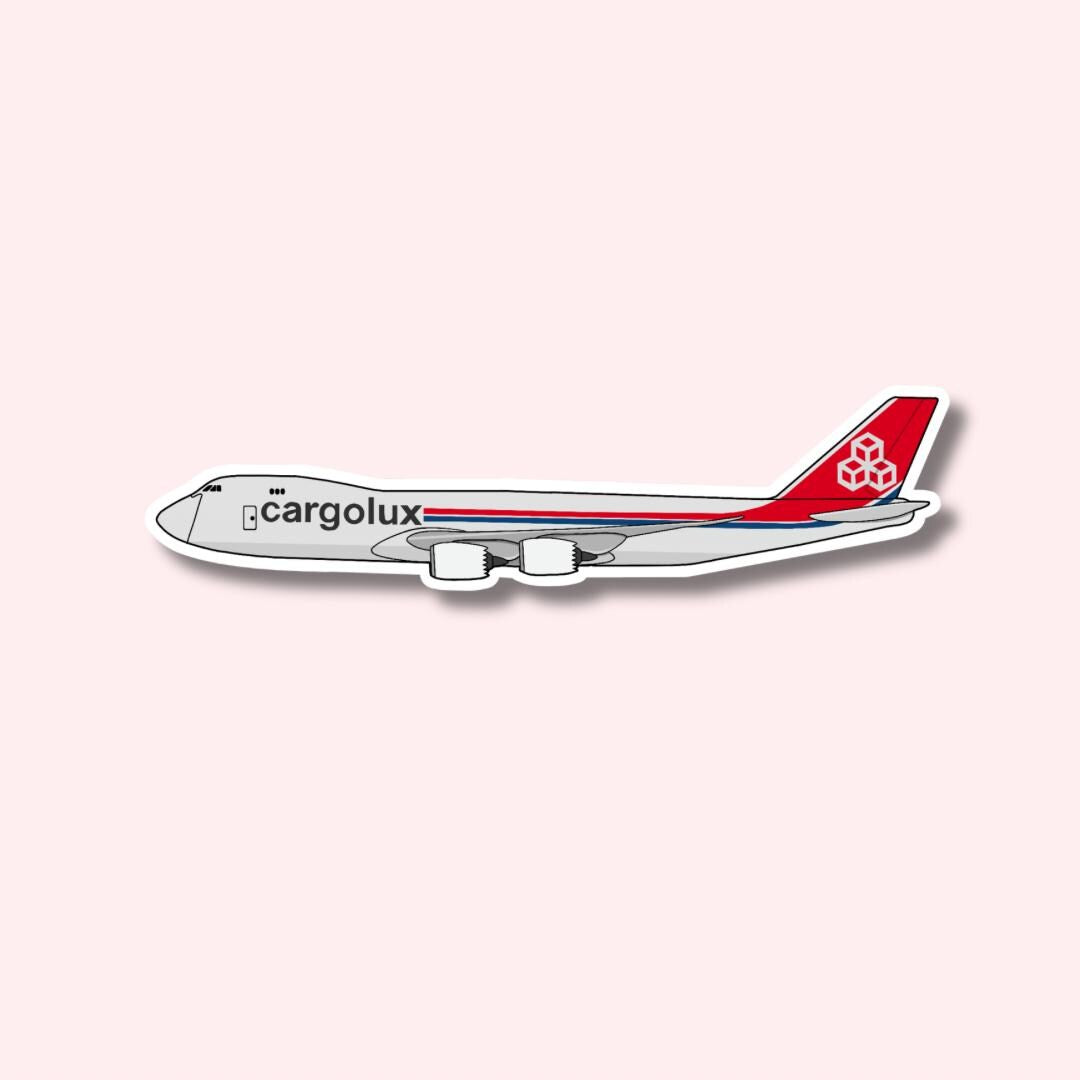 747 Boeing Airplane Sticker