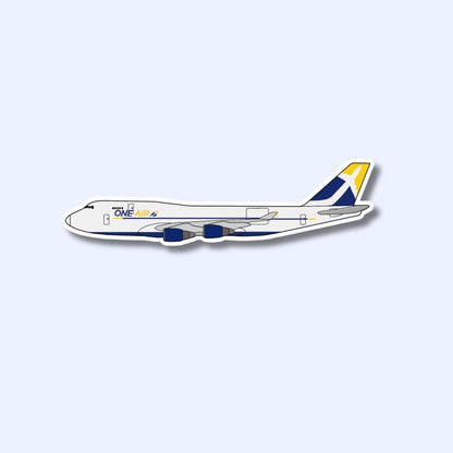 747 Boeing Airplane Sticker