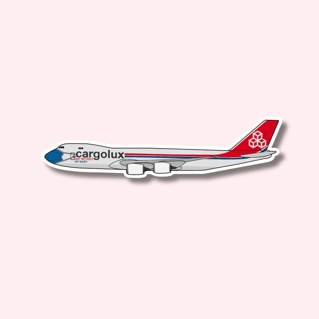 747 Boeing Airplane Sticker