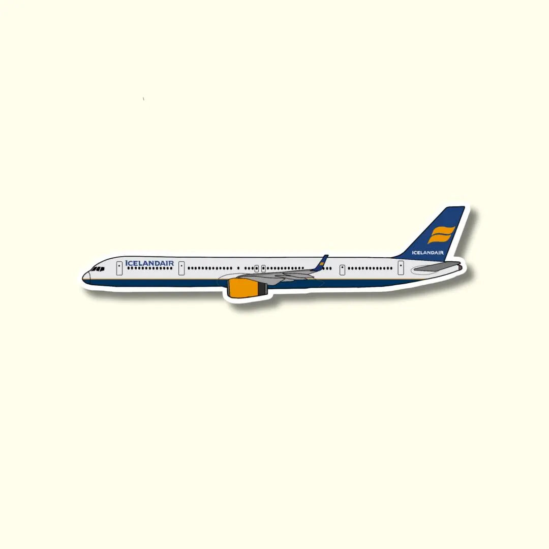 757 Boeing Airplane Sticker